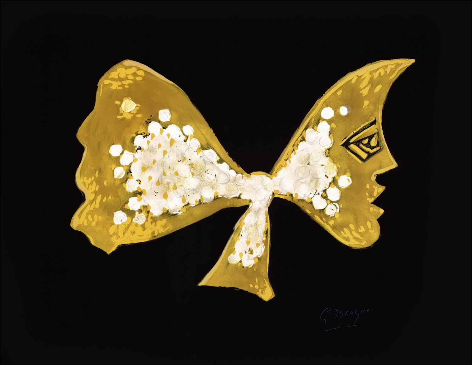 Georges Braque - Litografía "Selalish" 45x58cm - 1988