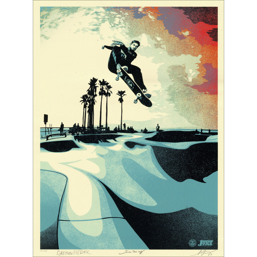Shepard Fairey – Greyson Fletcher Harmony, sérigraphie signée (2024)
