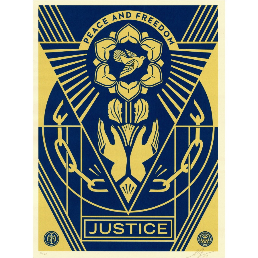SHEPARD FAIREY (OBEY) - Peace and Freedom