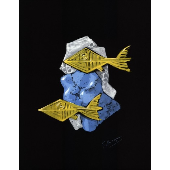 Georges BRAQUE - Litografia "Acheloos" 45x58cm - 1988
