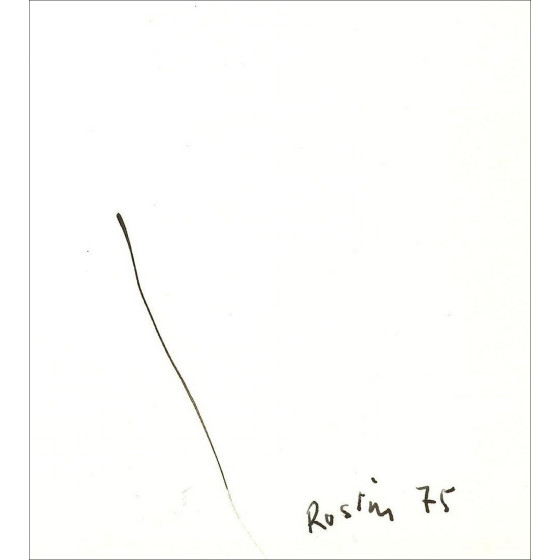 Jean Rustin – La pareja, dibujo original de tinta - 1975