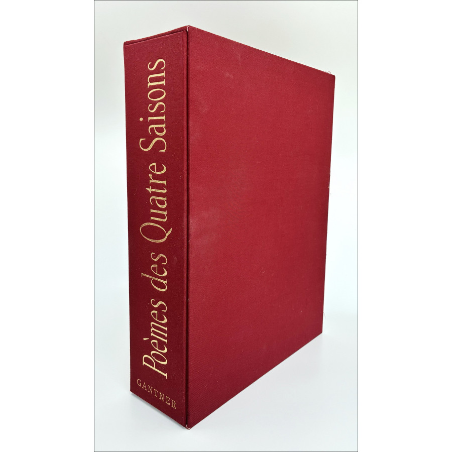GANTNER Bernard - Libro "Poemas de las cuatro estaciones" - 1974