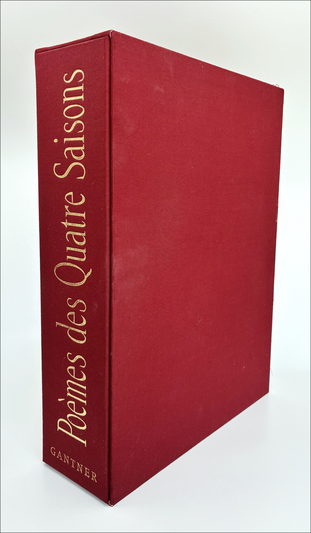 GANTNER Bernard - Libro "Poemas de las cuatro estaciones" - 1974
