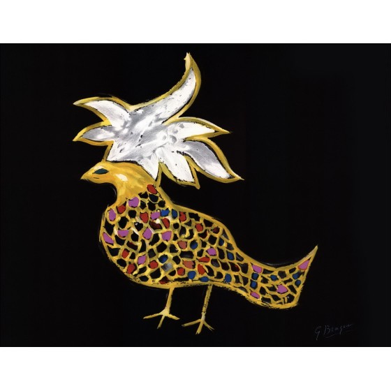 Gefra_Latn BRAQUE - Lithho "Phoenix" 45x58cm - 1988