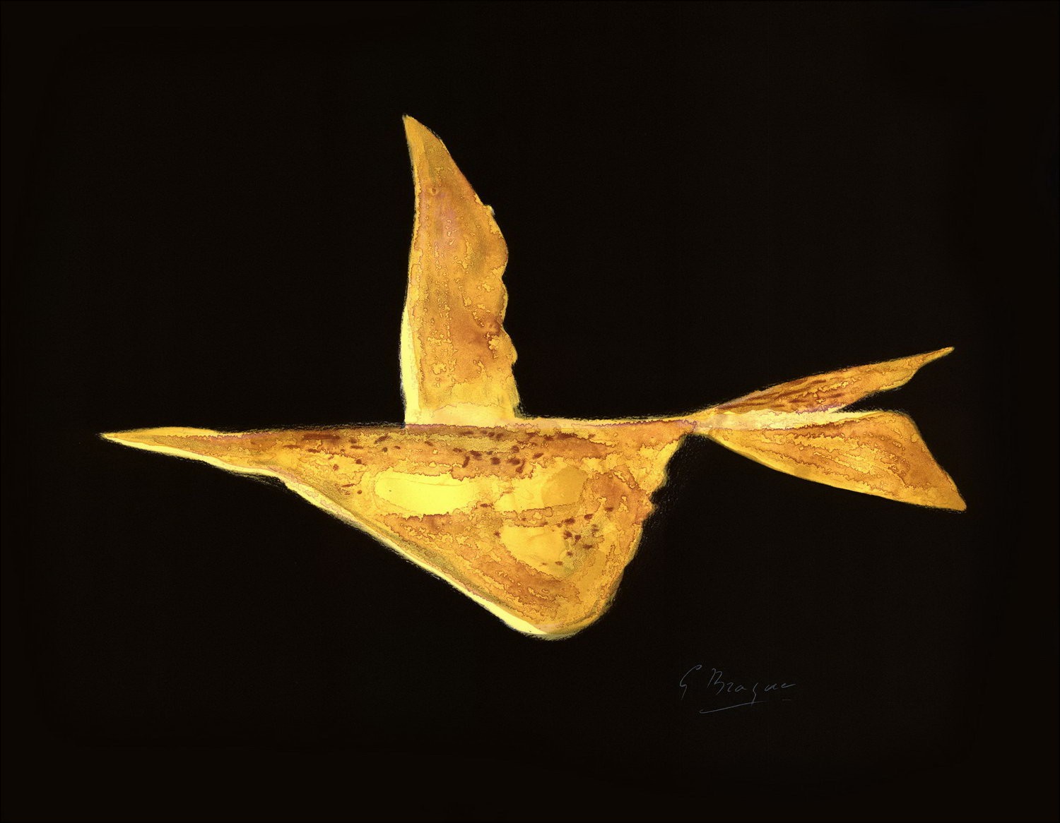 Gefra_Latn BRAQUE - Lith 45 "Phaeton" 45x58cm - 1988