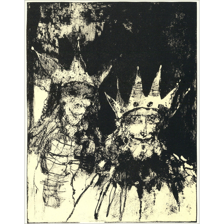 Jean Jansem - Kings and Legend, Lithography Mourlot 1962