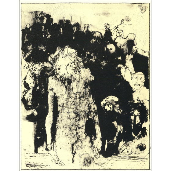 Jean Jansem - Kings and Legend - 4, Litografia Mourlot 1962