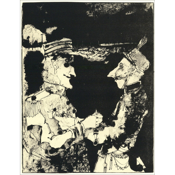 Jean Jansem - Könige und Legende - 8, Lithographie Mourlot 1962