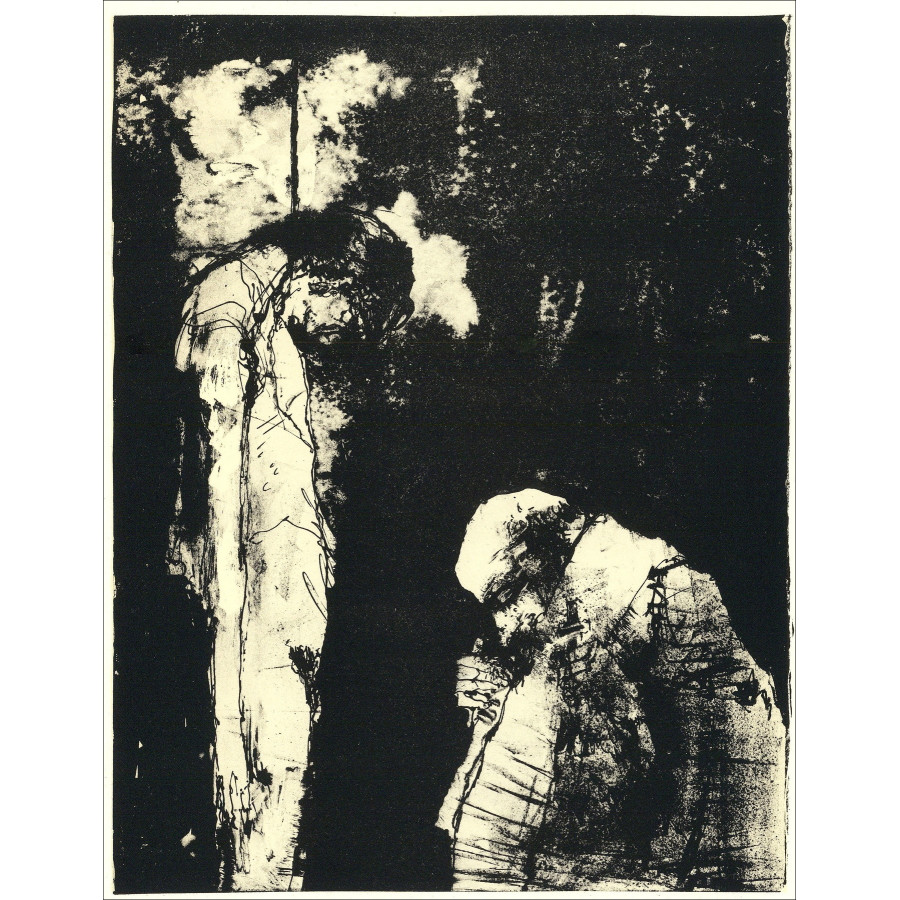 Jean Jansem - Kings and Legend - 12, Lithography Mourlot 1962