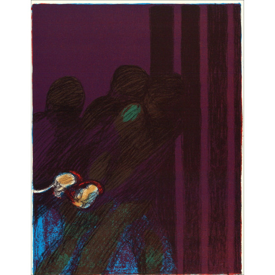 Roger Mühl – Resistencia, litografía Mourlot 1962