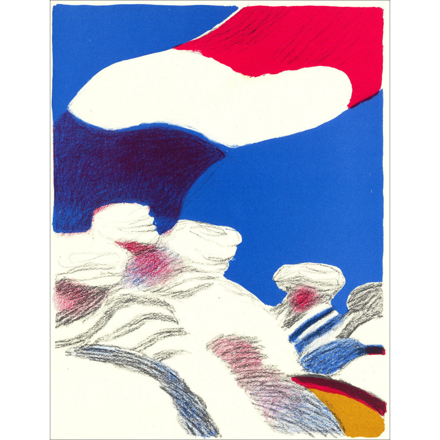 Roger Mühl - Widerstand - 2, Lithographie Mourlot 1962