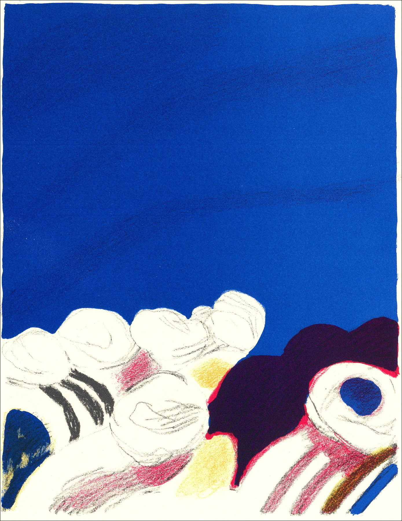 Roger Mühl - Resistance - 4, Litografia Mourlot 1962