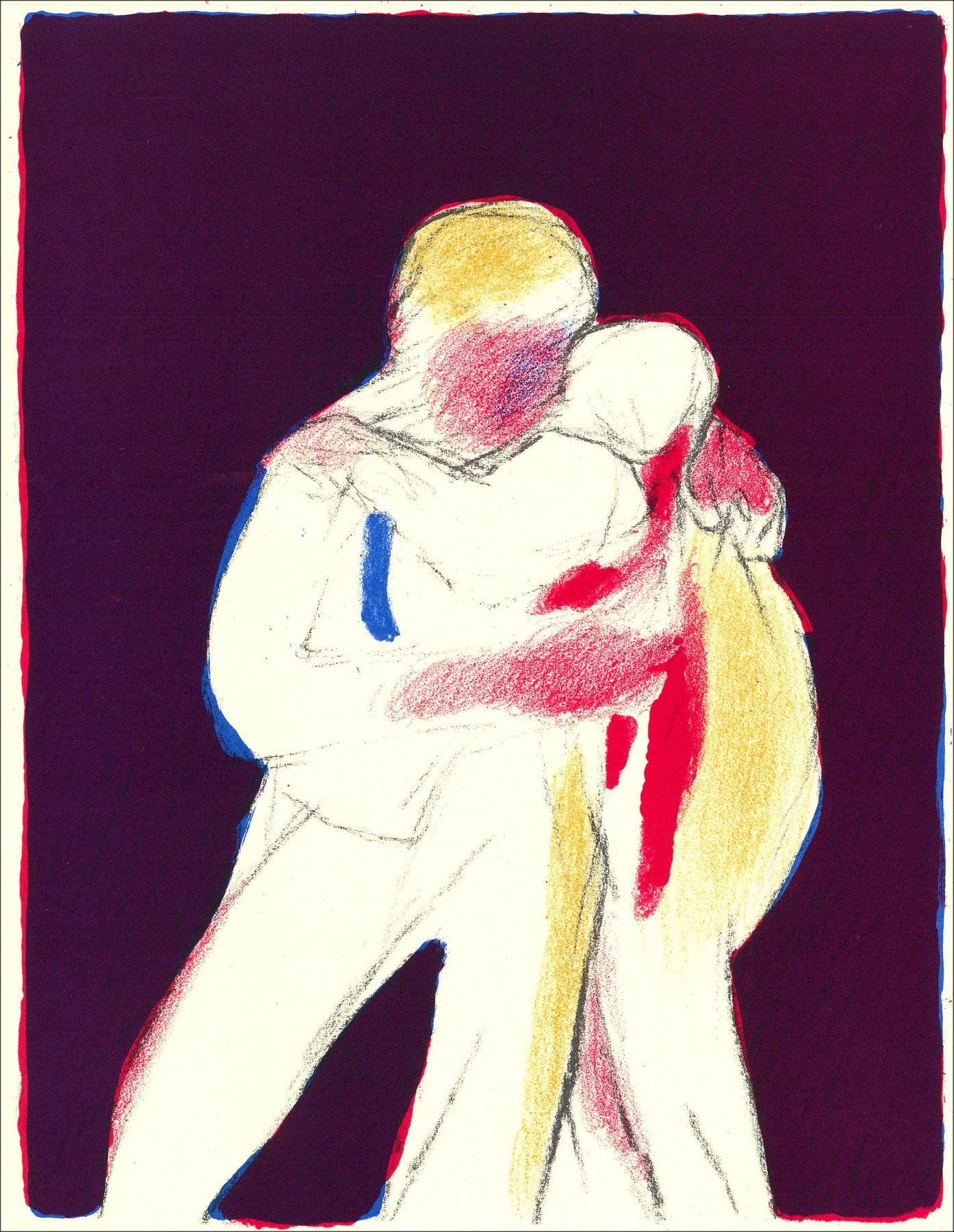 Roger Mühl – Résistance - 6, lithographie Mourlot 1962