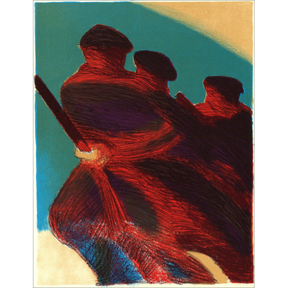 Roger Mühl – Resistencia - 7, litografía Mourlot 1962