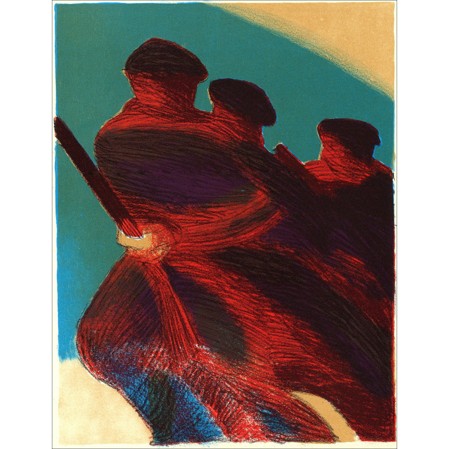 Roger Mühl – Resistencia - 7, litografía Mourlot 1962