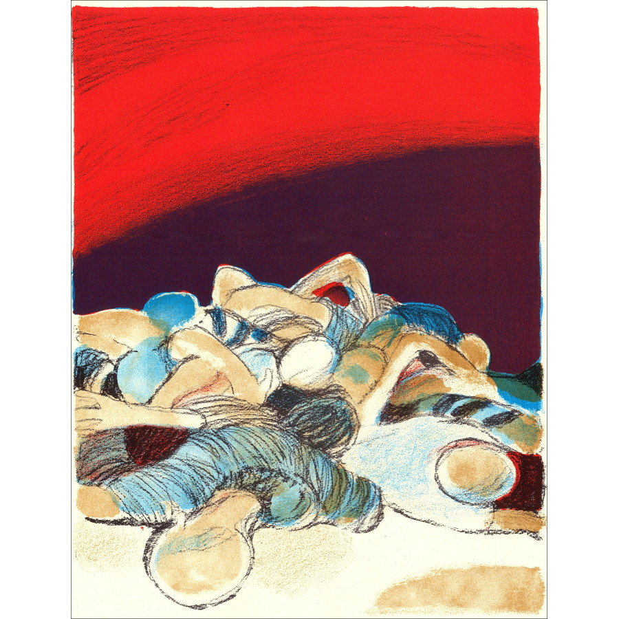 Roger Mühl – Résistance - 8, lithographie Mourlot 1962