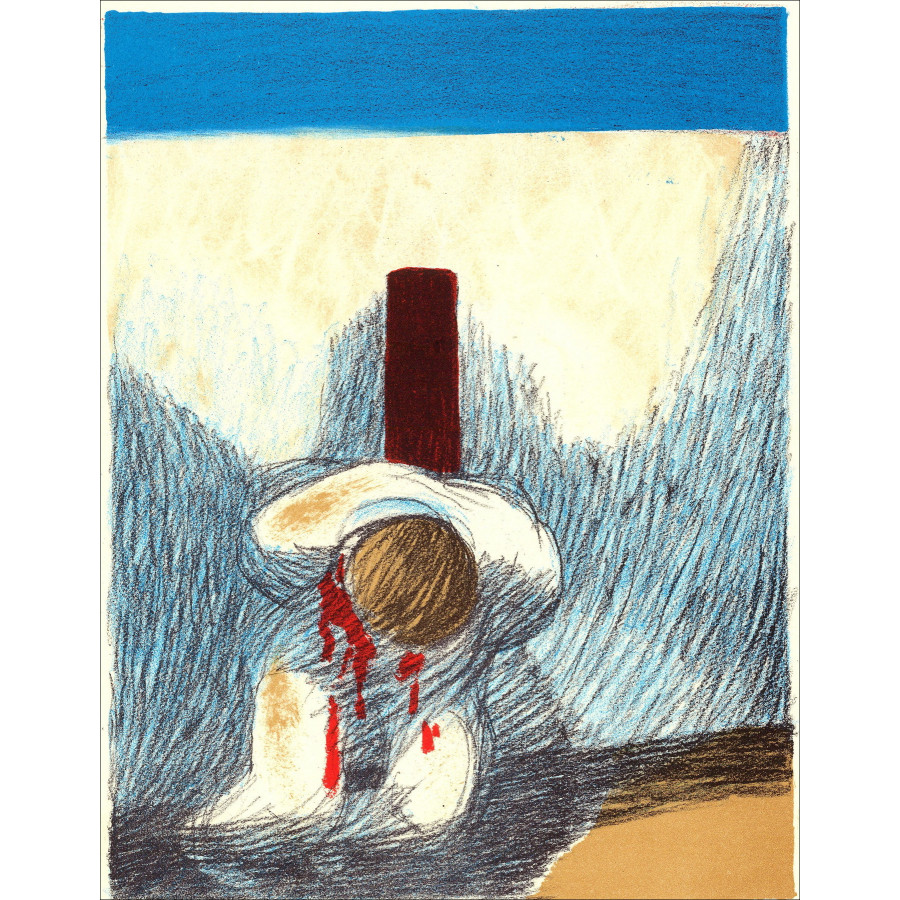 Roger Mühl – Résistance - 9, lithographie Mourlot 1962
