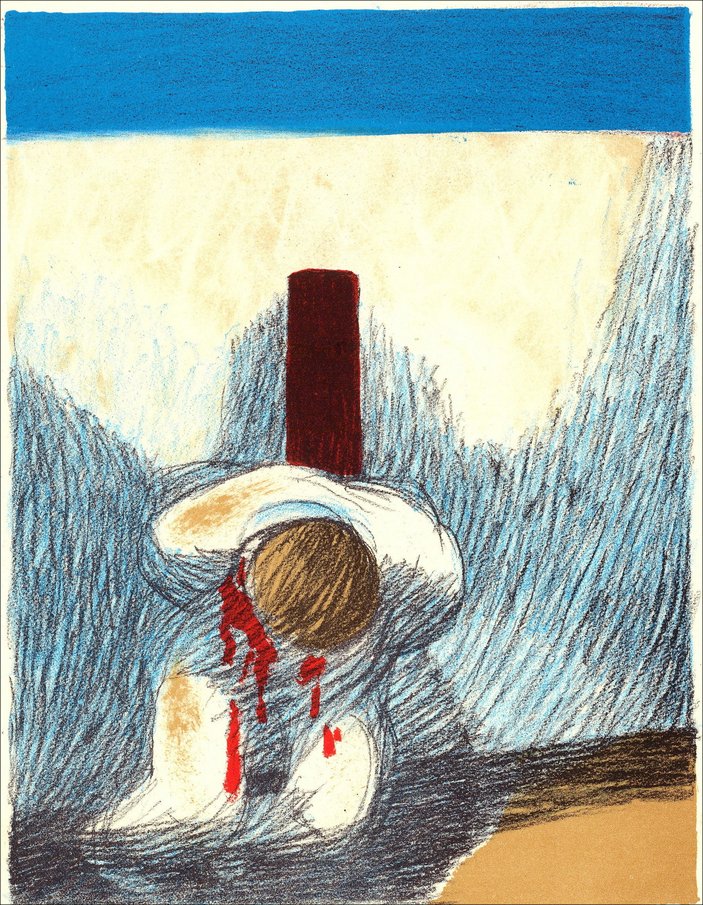Roger Mühl - Resistenza - 9, Mourlot Litograph 1962