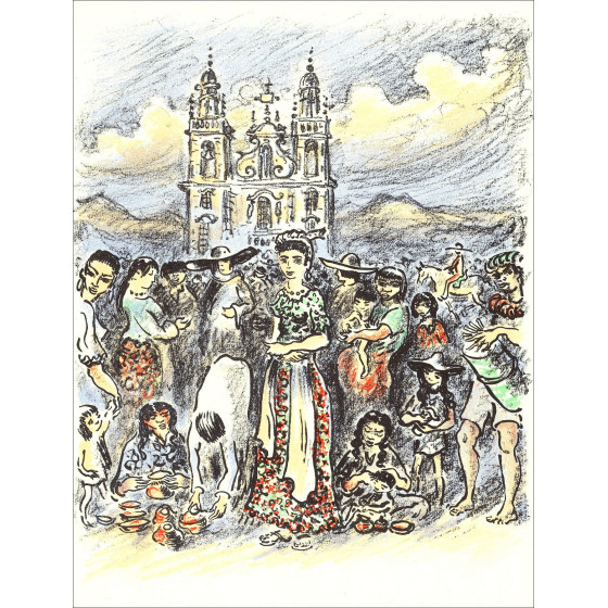 André Hamburg - Reise und Freiheit - 7, Lithographie 1962