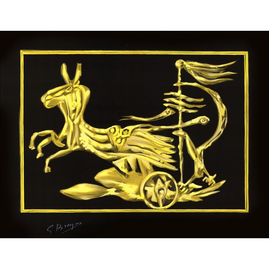 Um die Medaillen-Wagen-Lithographie-GEORSGES BAQUE zu kaufen