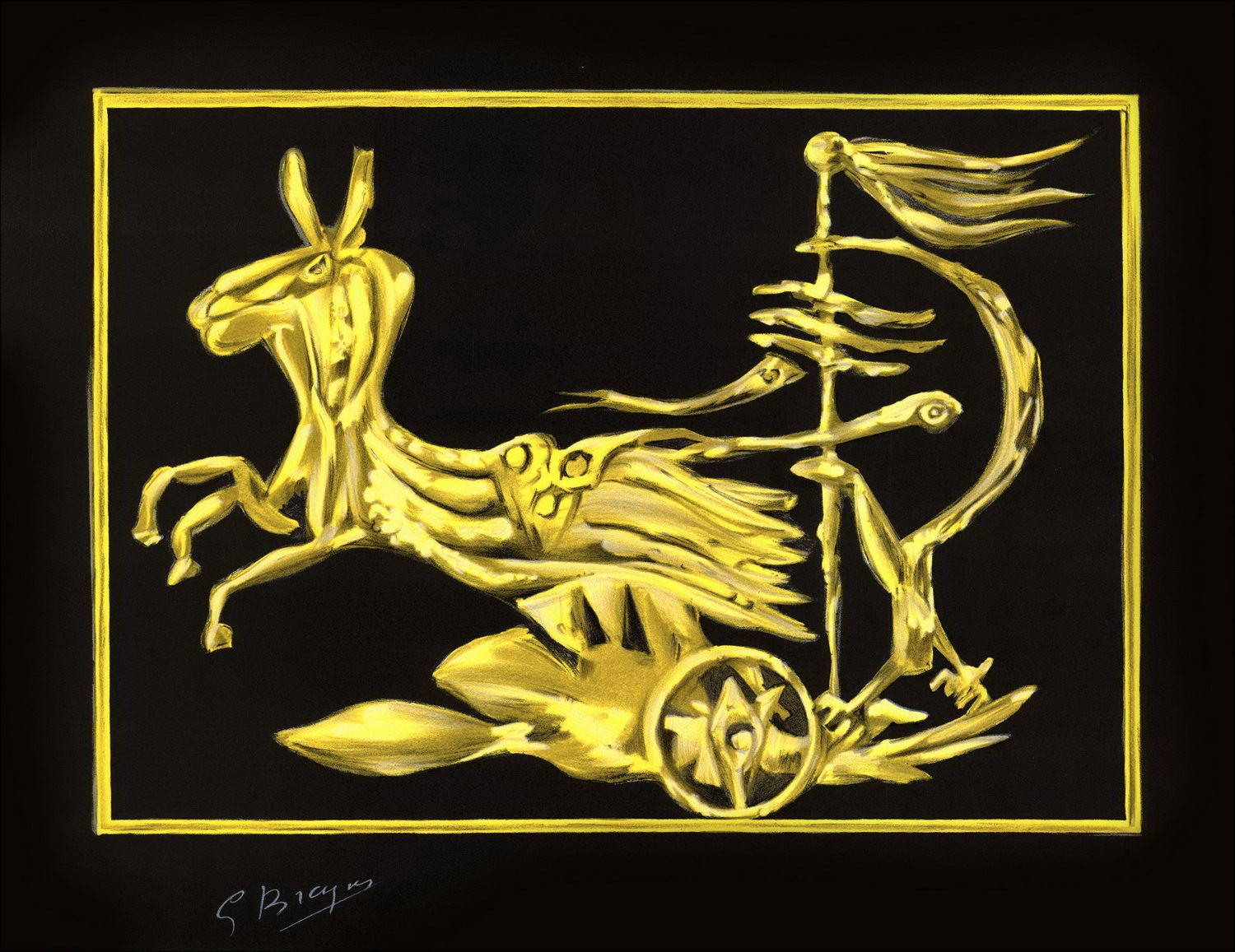 Para comprar la medalla Chariot Litografía Georges Braque