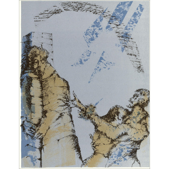Luc Simon - The Expressives - 2, Litografia originale 1962