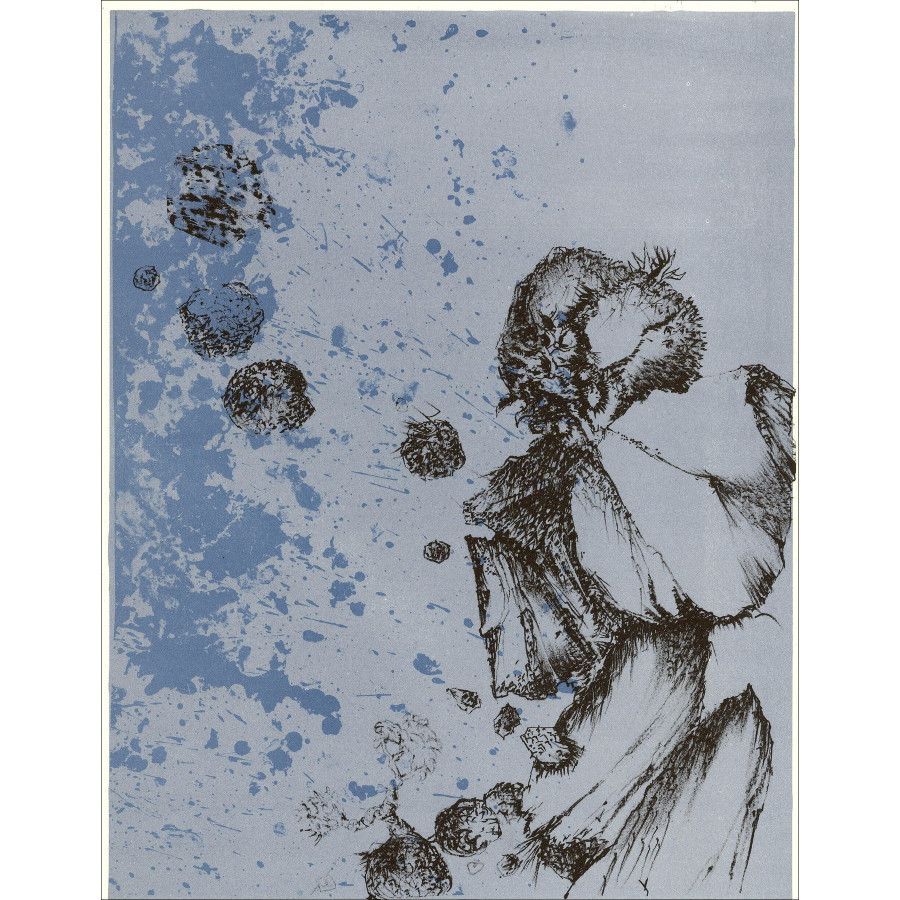 Luc Simon – Las expresivas - 4, litografía original 1962