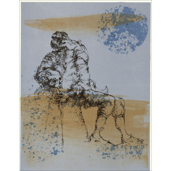 Luc Simon - die Ausdrücke - 6, Original-Lithographie 1962
