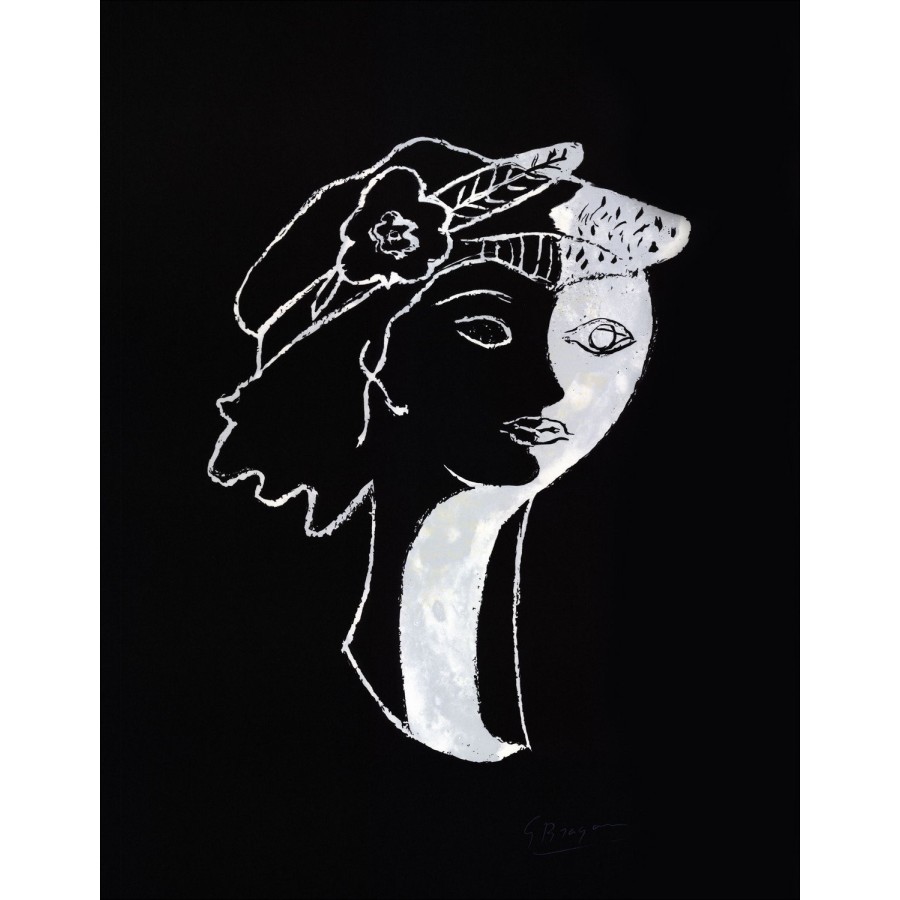 Georges BRAQUE - Lithograph "Persephone" 45x58cm - 1988