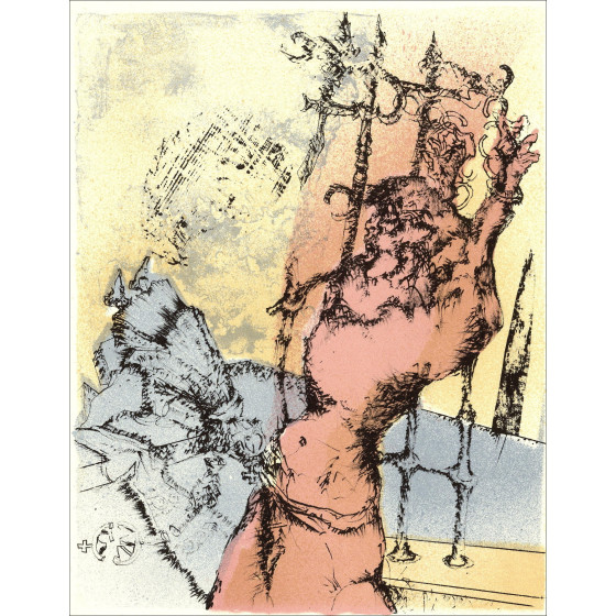 Luc Simon - The Expressives - 8, Litografia originale 1962