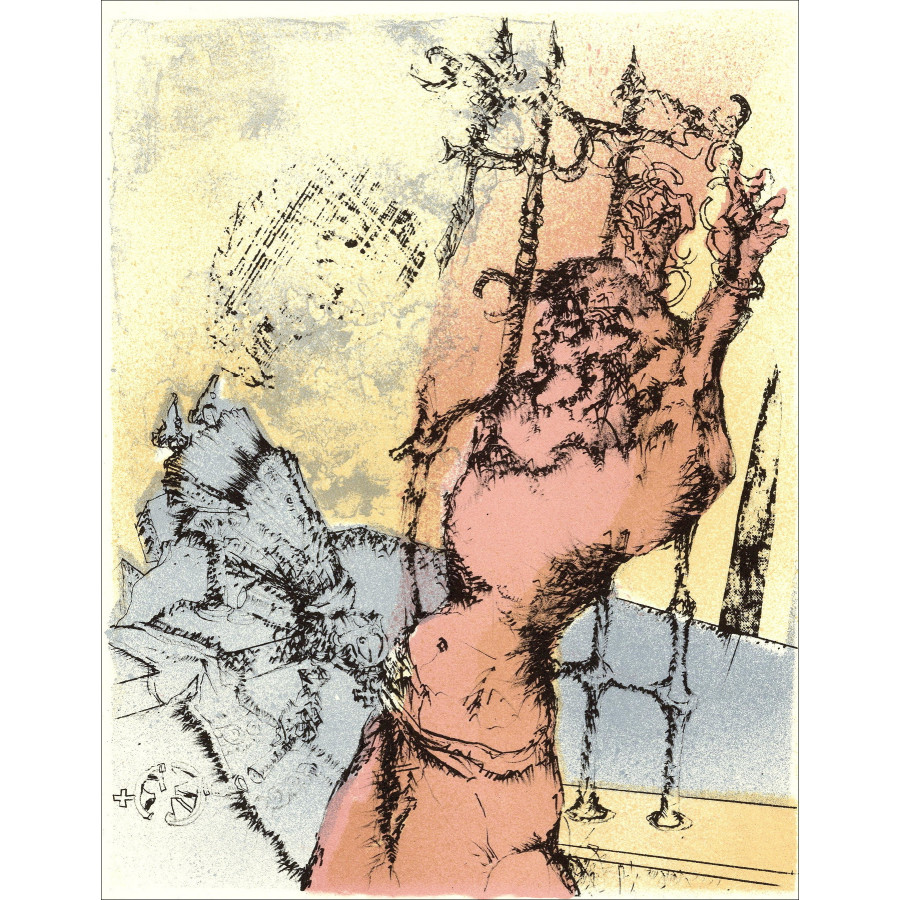 Luc Simon - The Expressives - 8, Original Lithograph 1962