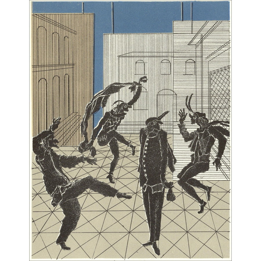 Pierre Garcia-Fons – Theatre, Original Lithography 1962