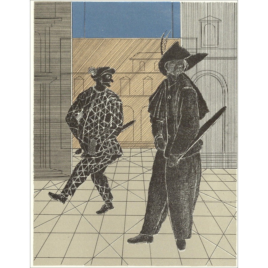 Pierre Garcia-Fons – Theatre - 2, Original Lithography 1962