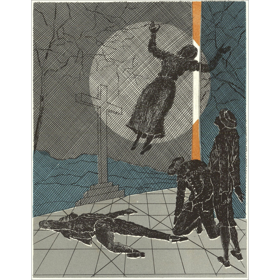 Pierre Garcia-Fons - Theater - 5, original lithograph 1962