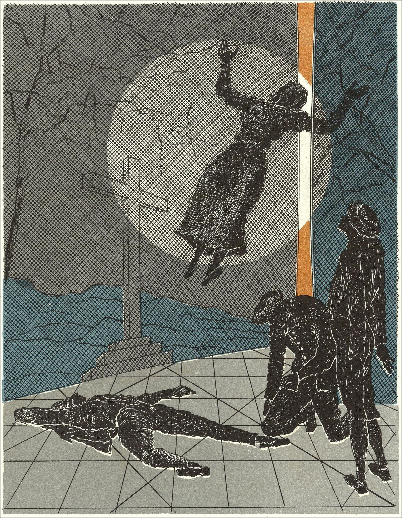 Pierre Garcia-Fons - Theater - 5, original lithograph 1962
