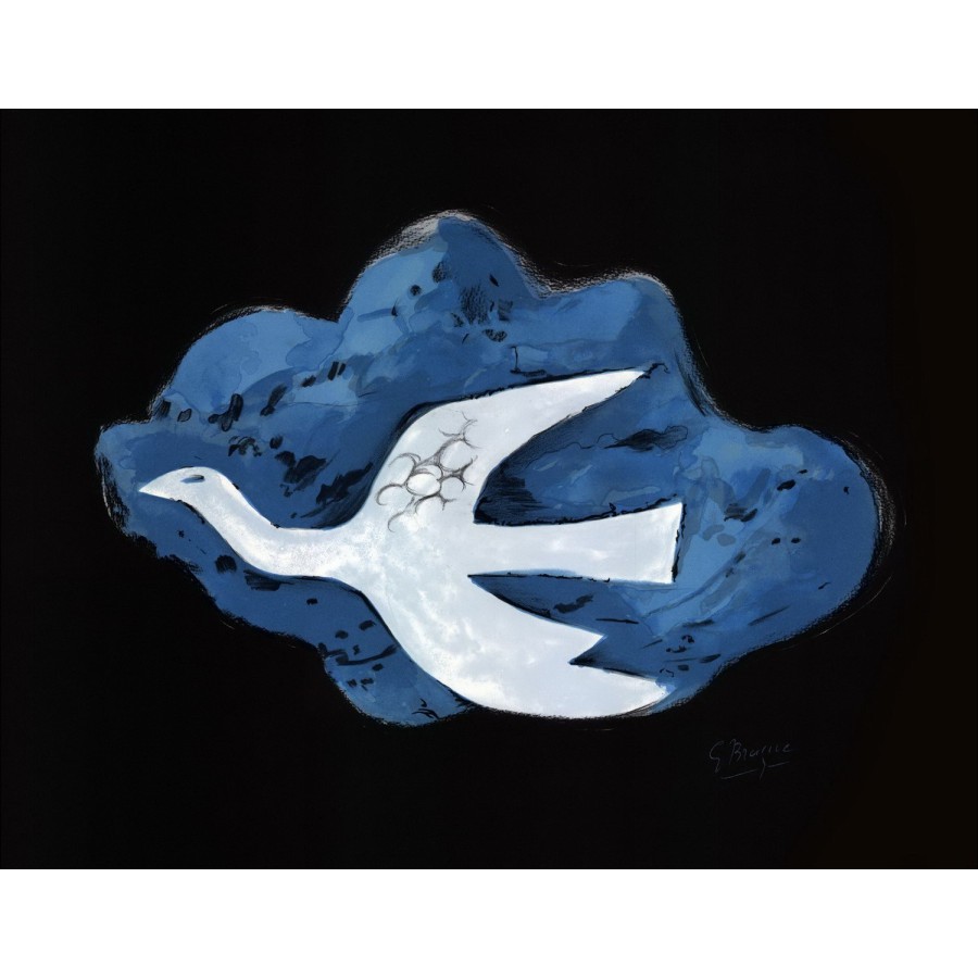 Georges Braque - Lithographic "Eagle" 45x58cm - 1988