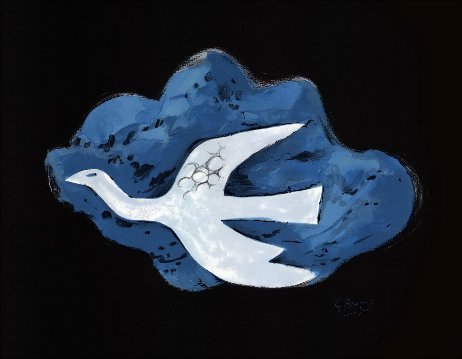 Georges Braque - Litográfico "Águila" 45x58cm - 1988