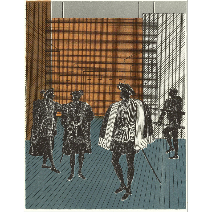 Pierre Garcia-Fons - Teatro - 7, Litografia originale 1962