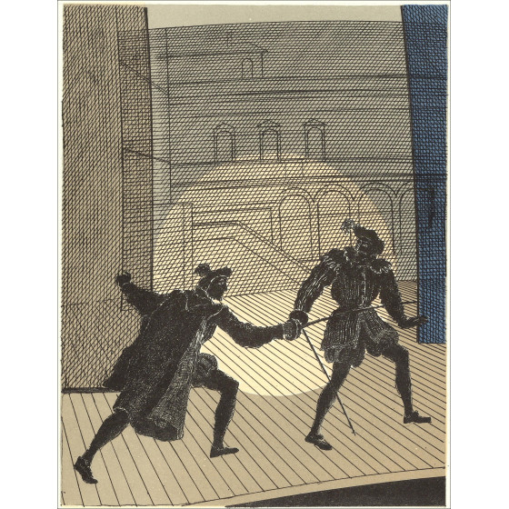 Pierre Garcia-Fons - Theater - 8, Original-Lithographie 1962