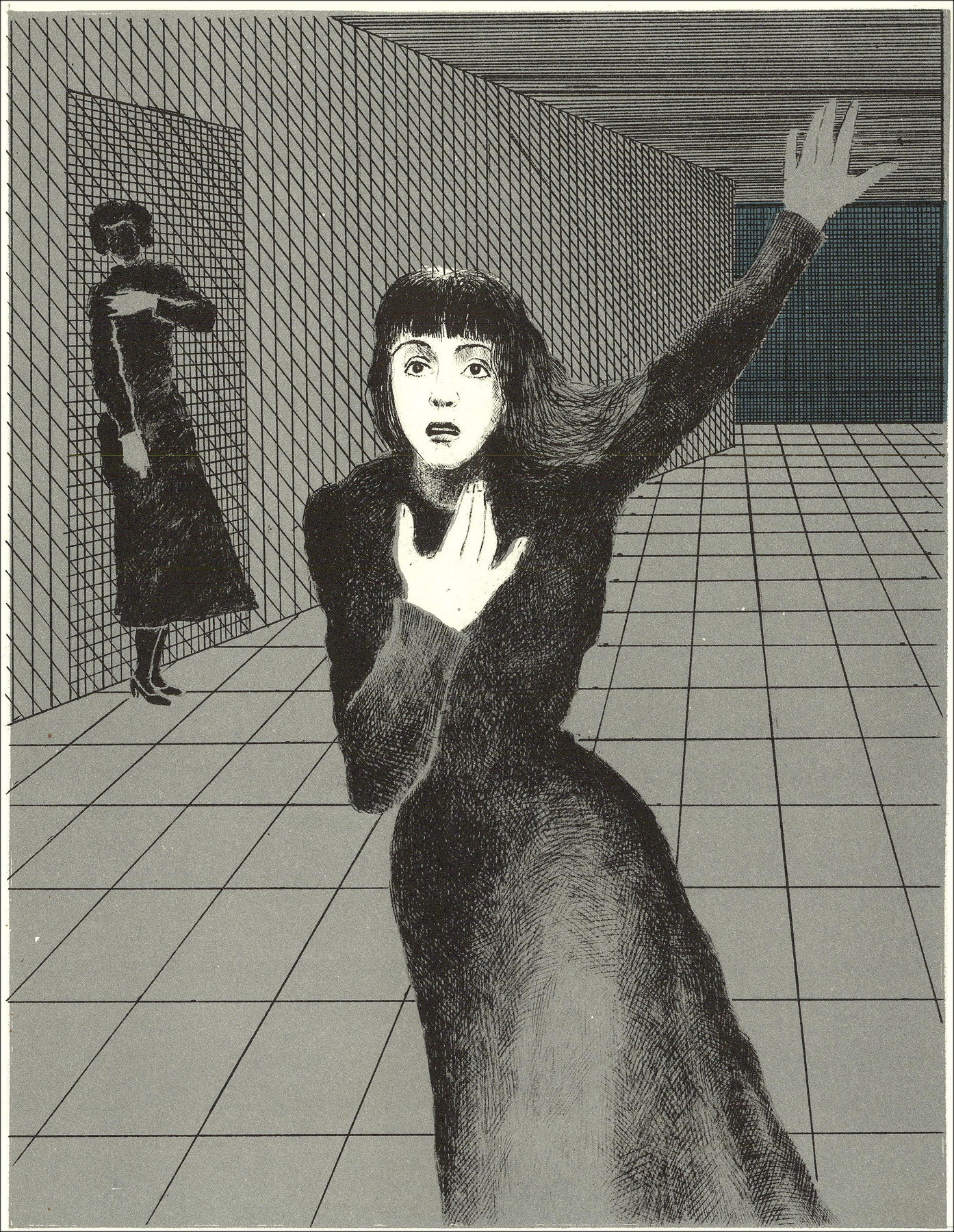 Pierre García-Fons – Teatro - 9, litografía original 1962