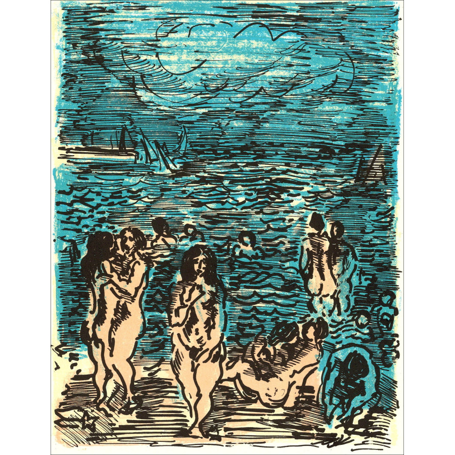 André Cottavoz – Paradis - 2, lithographie originale 1962