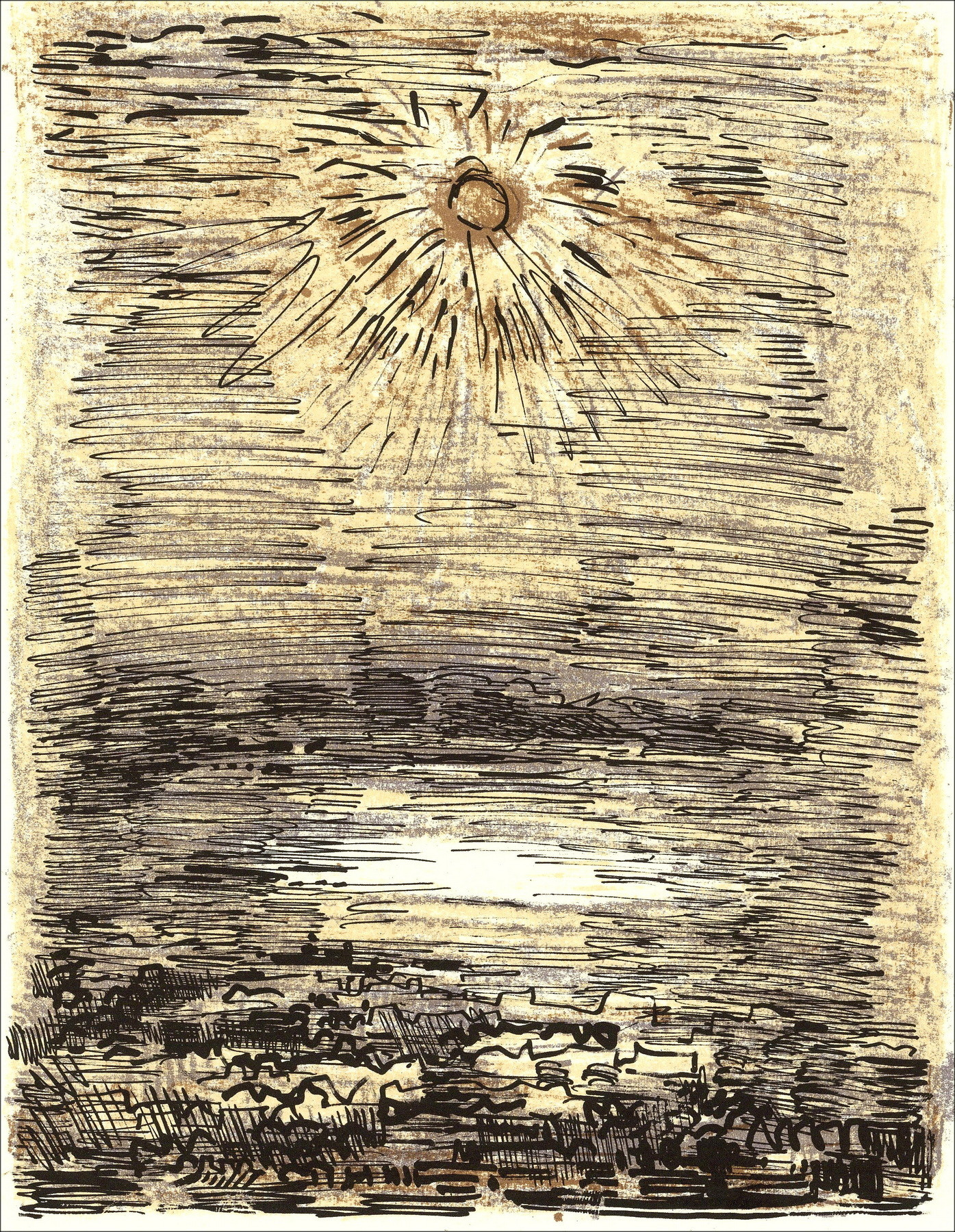 André Cottavoz - Paradiso - 4, Litografia originale 1962