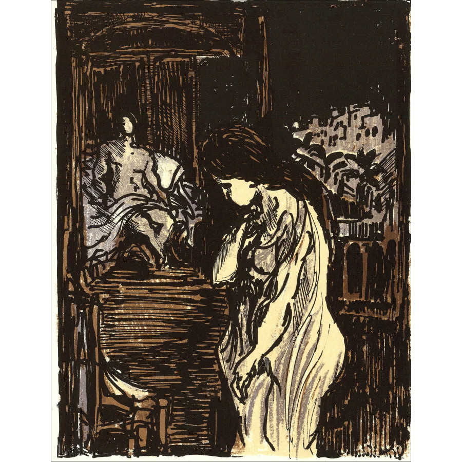André Cottavoz – Paradis - 6, lithographie originale 1962