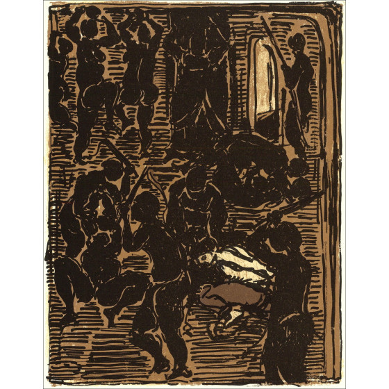 André Cottavoz – Paradis - 7, litografía original 1962