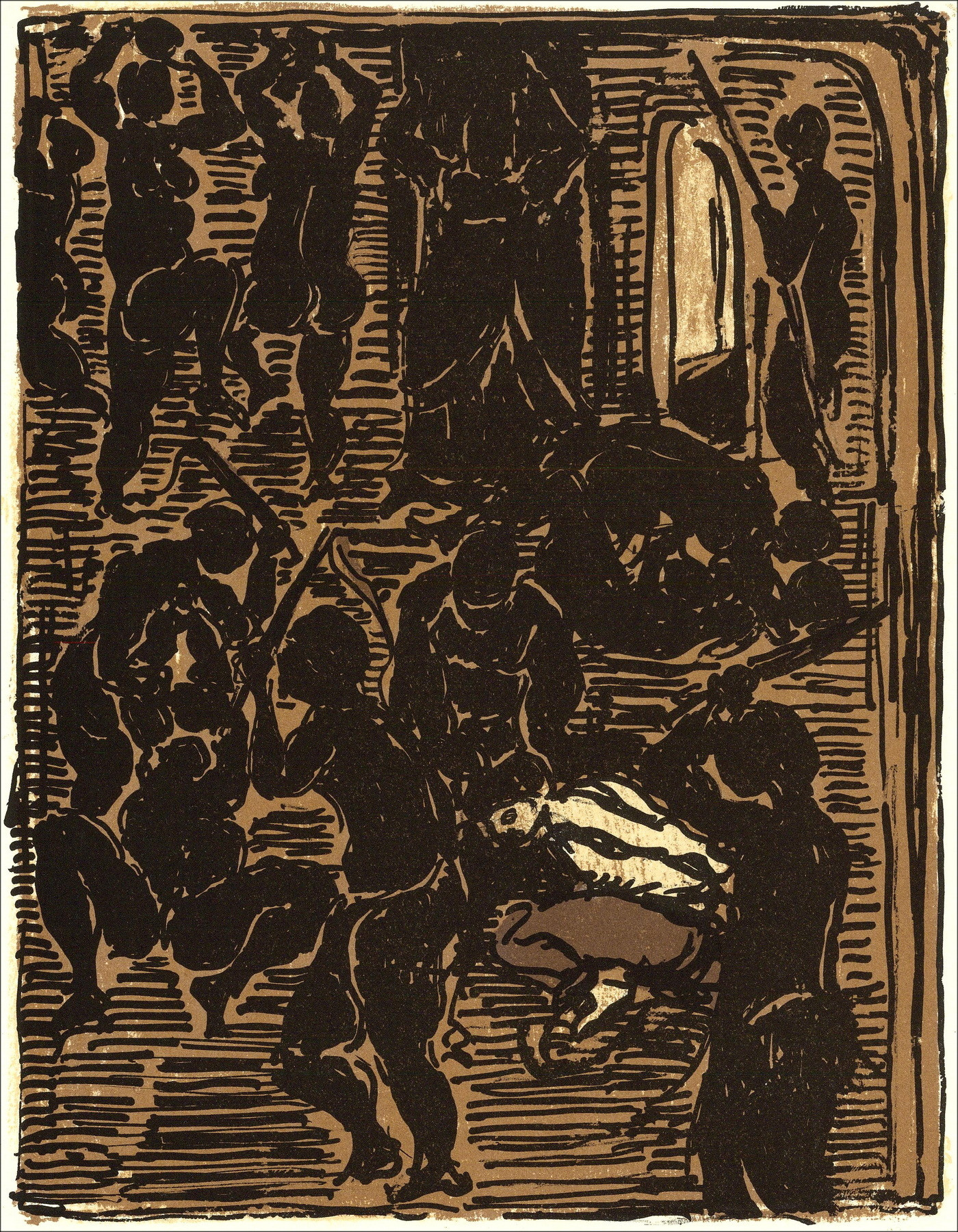 André Cottavoz - Paradiso - 7, Litografia originale 1962