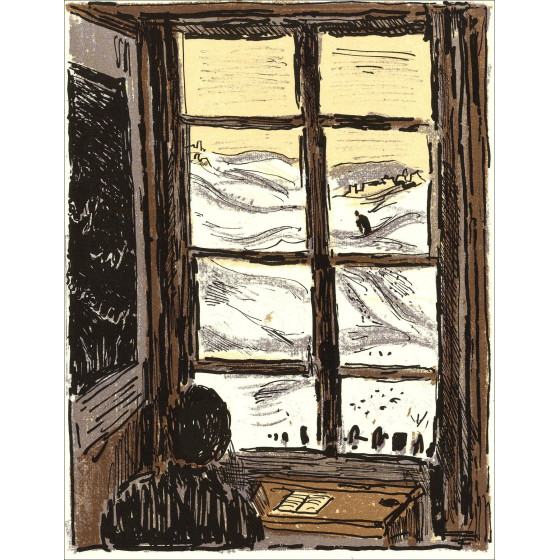 André Cottavoz - Paradis - 8, Original-Lithographie 1962