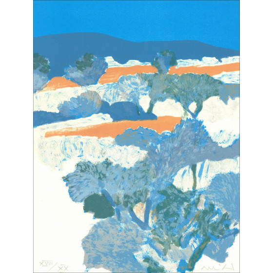 Acquista Roger Muhl Vergers Olive Vergers originale Litografia originale 