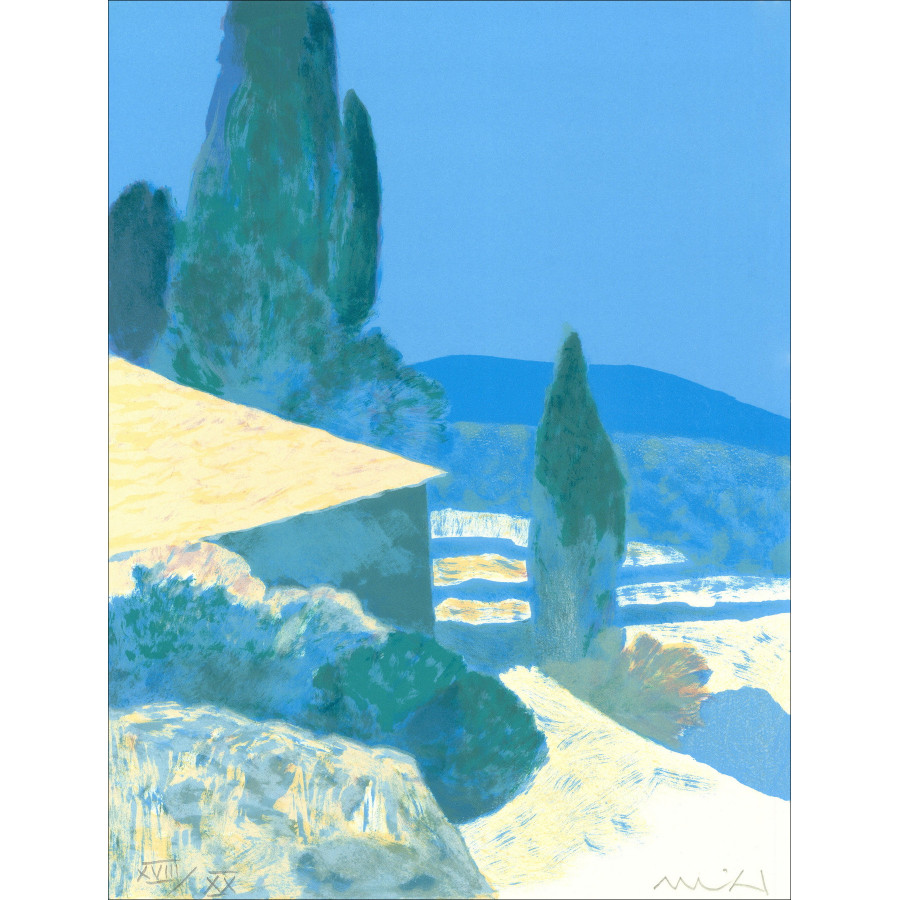 Roger Muhl - Provence, signierte Lithographie