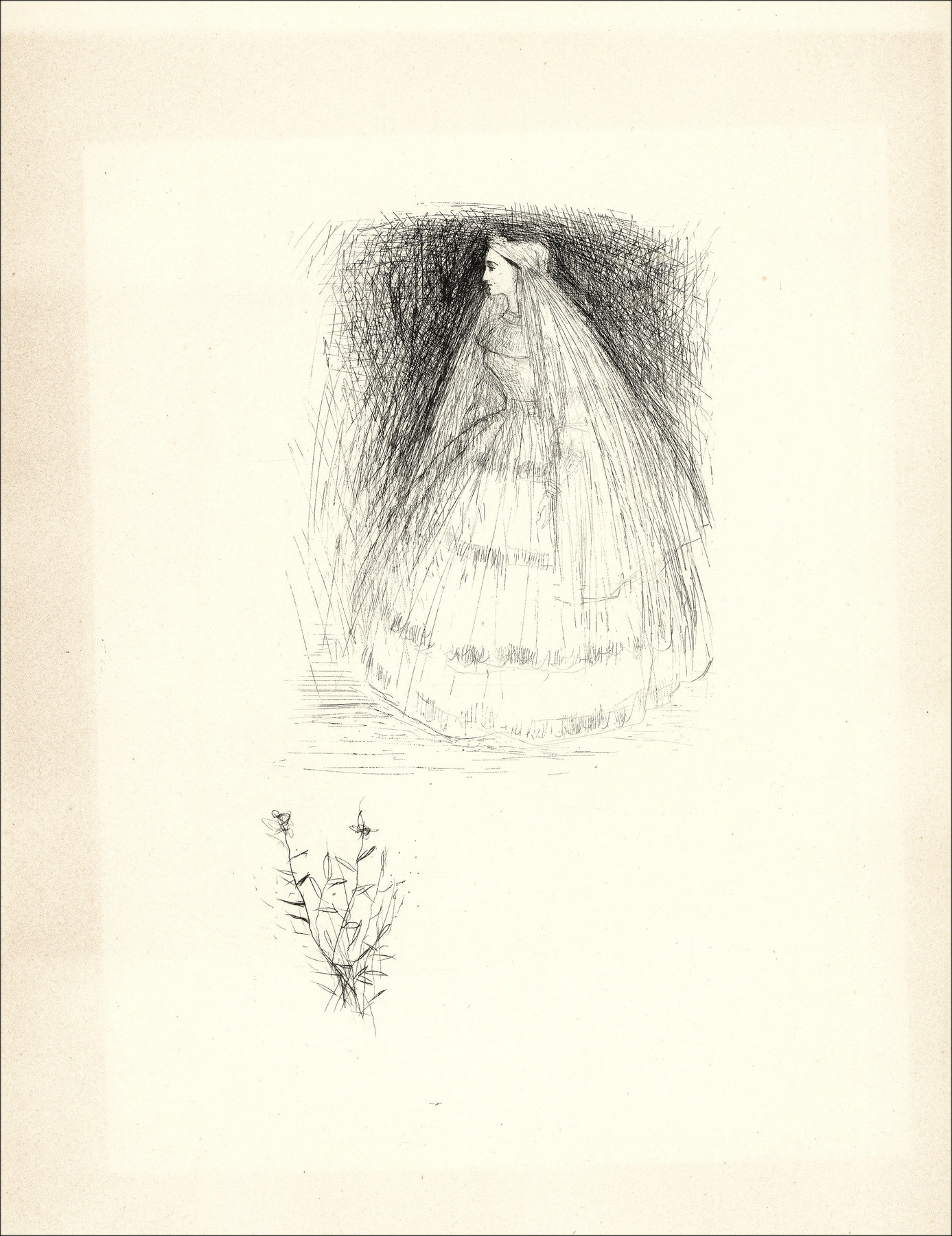 Michel Ciry - Madame Bovary, illustrierte Ausgabe von 1951 mit Wasser