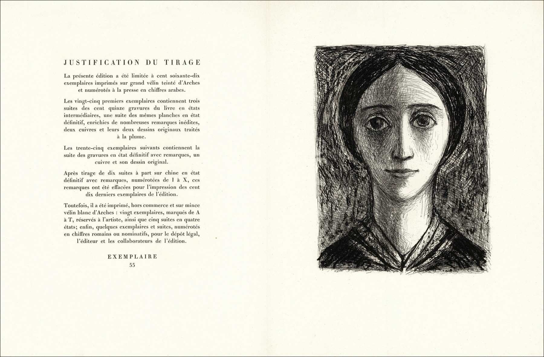 Michel Ciry – Madame Bovary, 1951 edición ilustrada con aguas fuertes